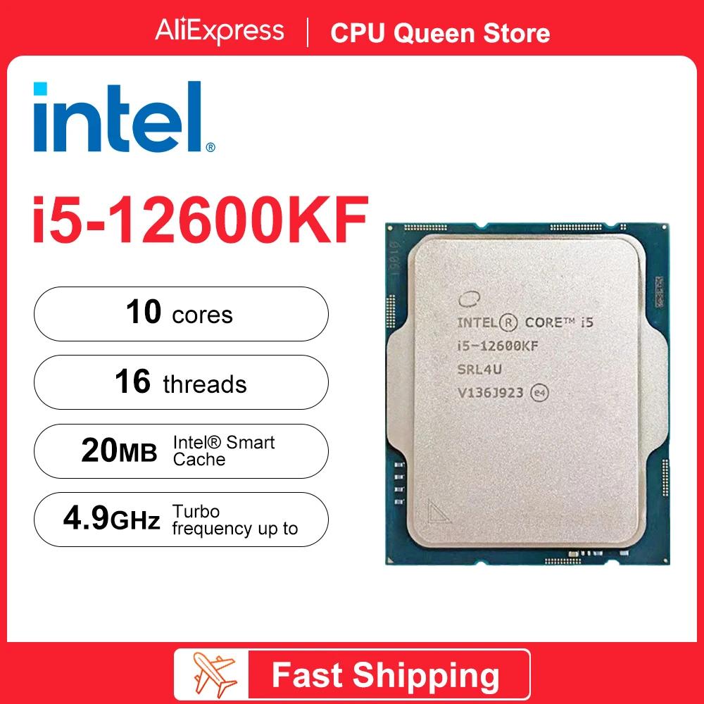  ھ i5-12600KF i5 12600KF ӿ μ, 10 ھ 16  CPU μ, 10NM L3 = 20M 125W LGA 1700 DDR4, 3.7 GHz, ǰ